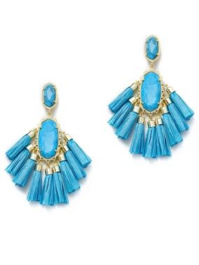 Kendra Scott Aqua Kristen Earring